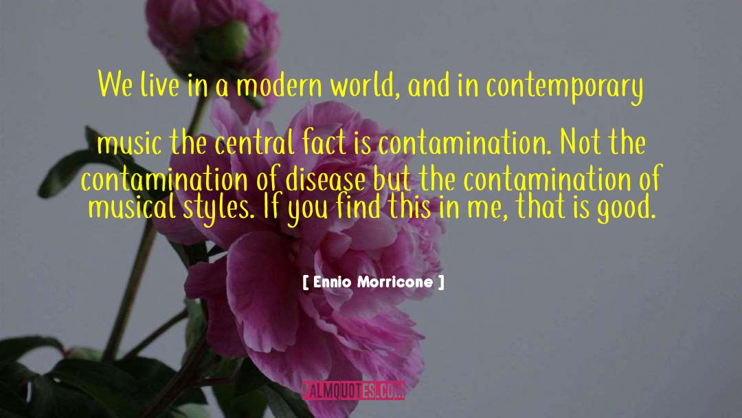 Contemporary Music quotes by Ennio Morricone