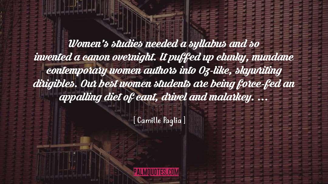 Contemporary quotes by Camille Paglia