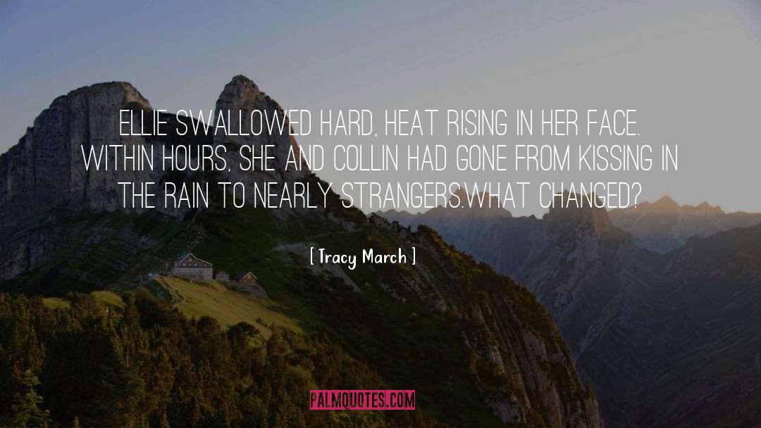 Contemporary Small Town Romance quotes by Tracy March