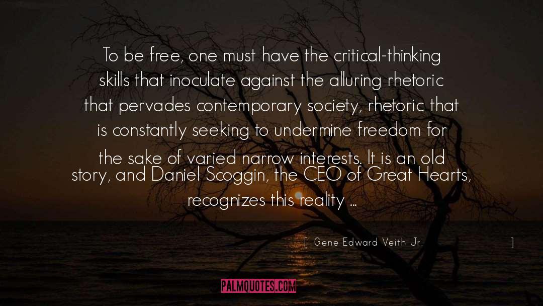 Contemporary Society quotes by Gene Edward Veith Jr.