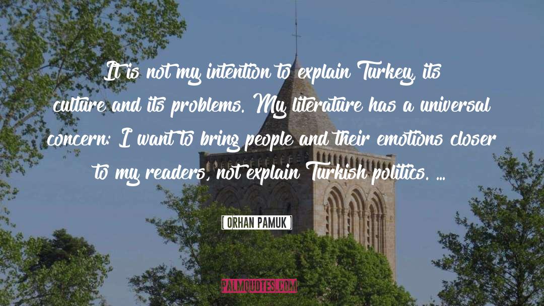 Contemporary Turkish Literature quotes by Orhan Pamuk