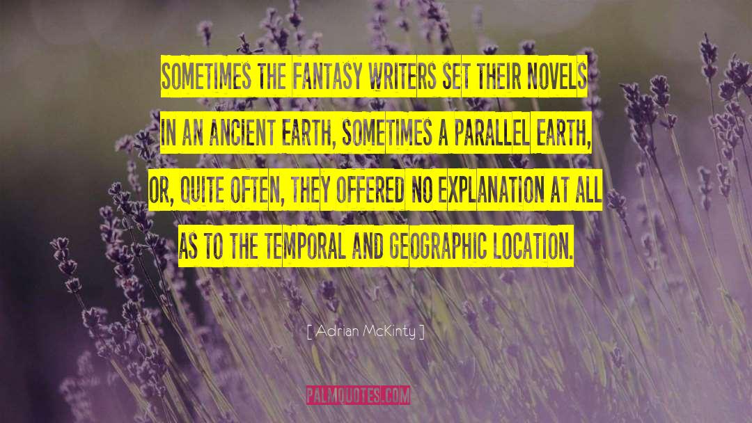 Contempory Fantasy quotes by Adrian McKinty