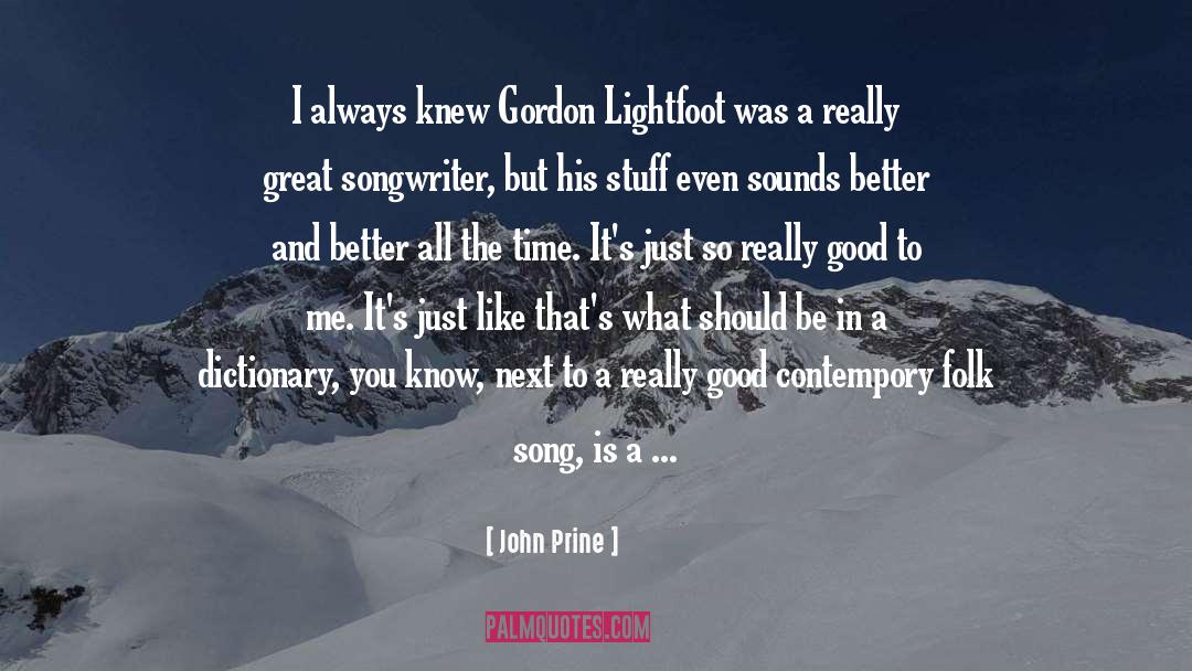 Contempory quotes by John Prine