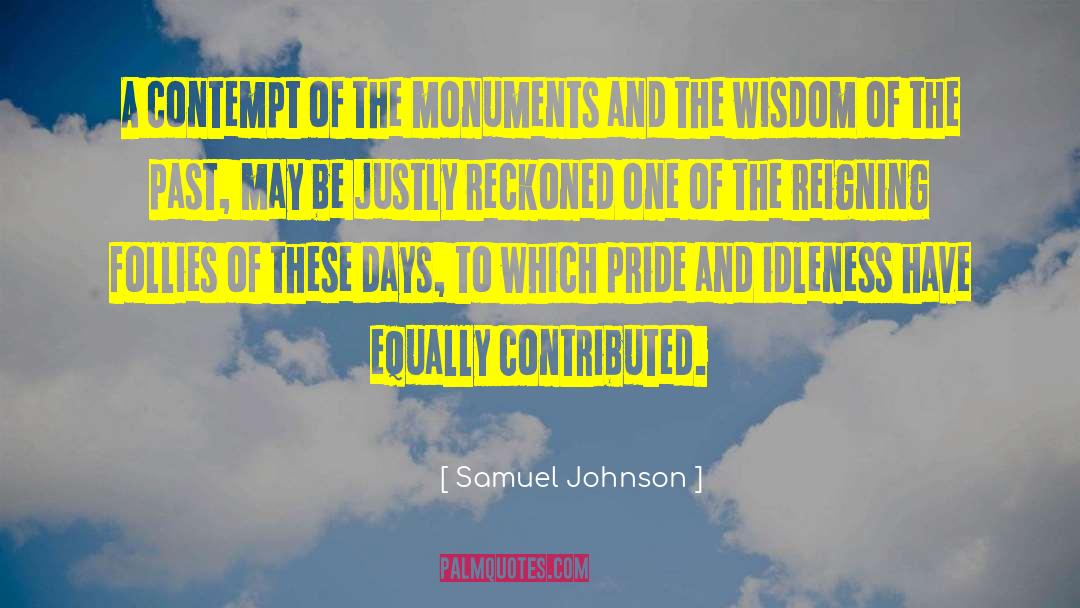 Contempt quotes by Samuel Johnson