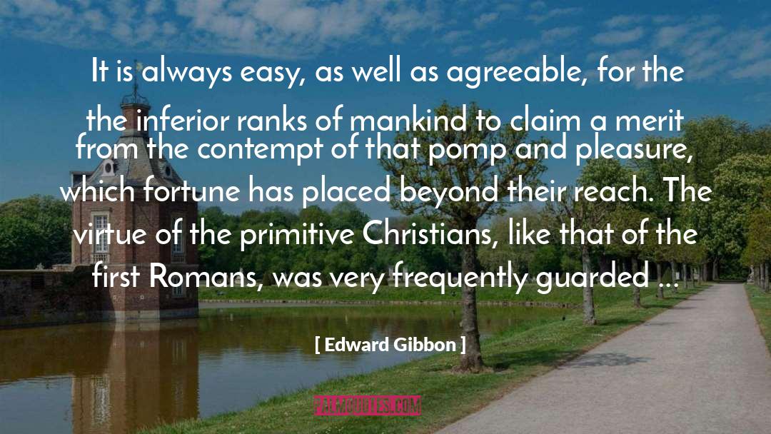 Contempt quotes by Edward Gibbon