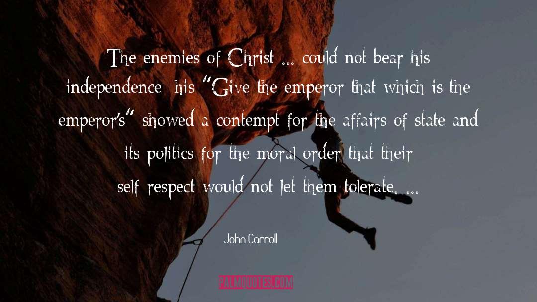 Contempt quotes by John Carroll