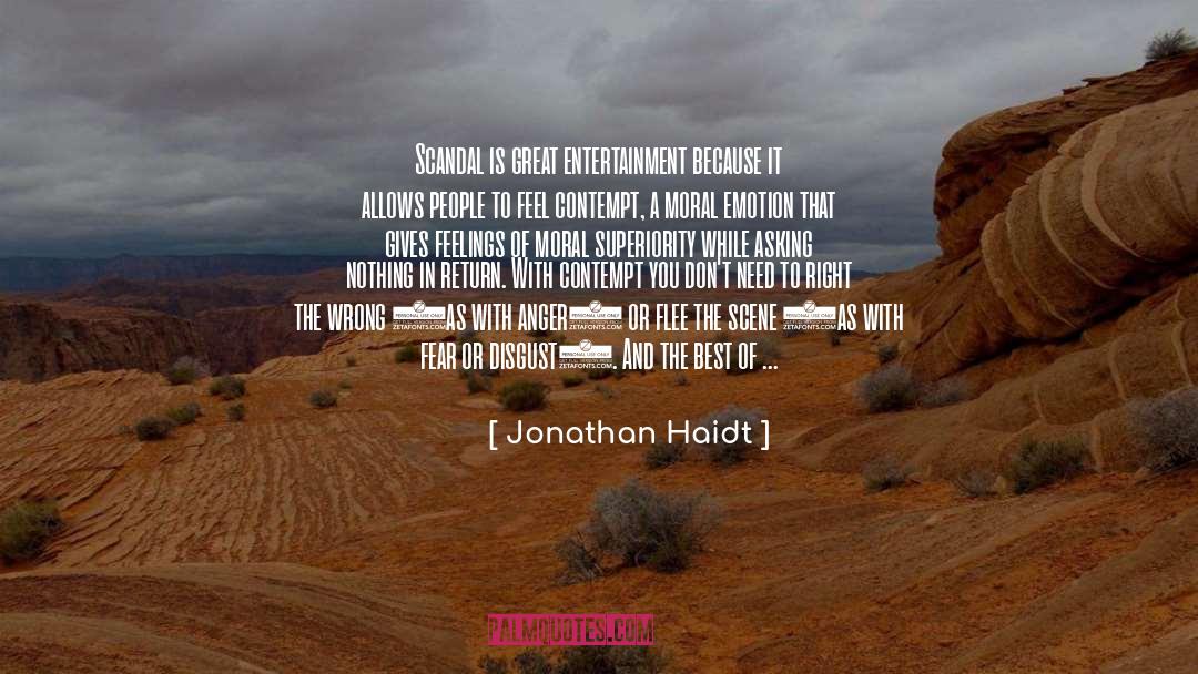 Contempt You quotes by Jonathan Haidt