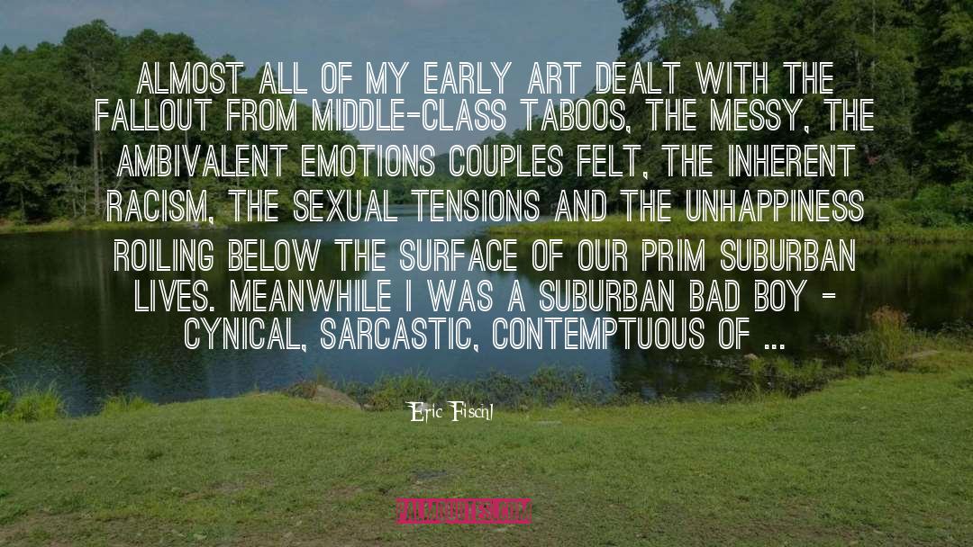 Contemptuous quotes by Eric Fischl