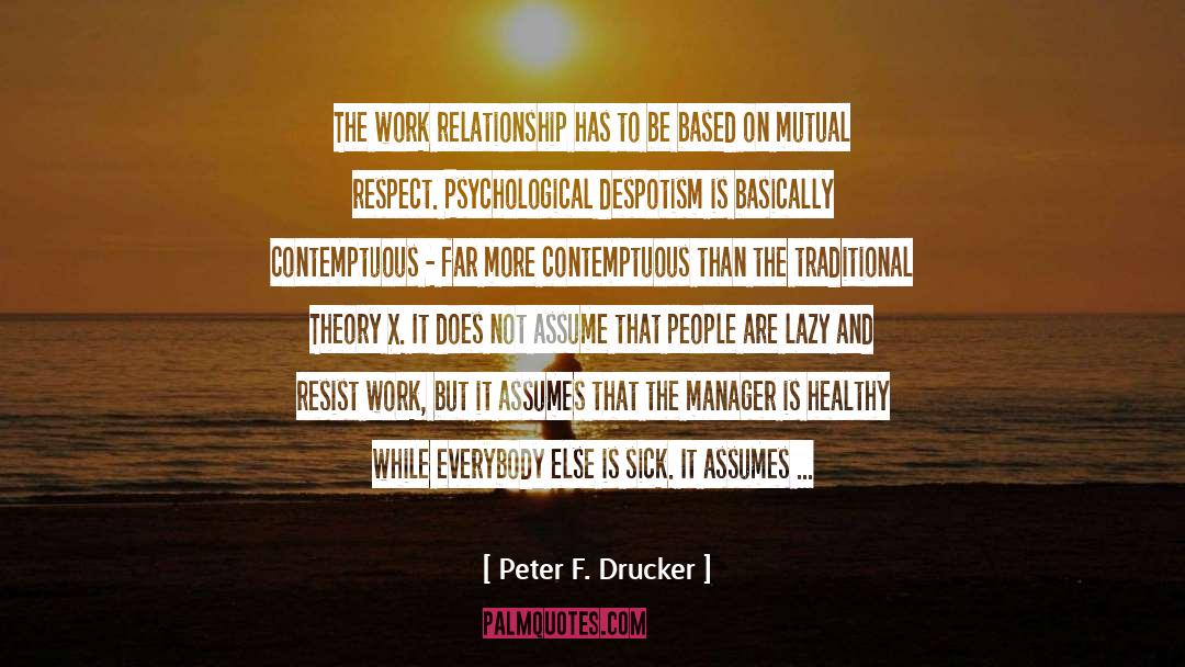 Contemptuous quotes by Peter F. Drucker