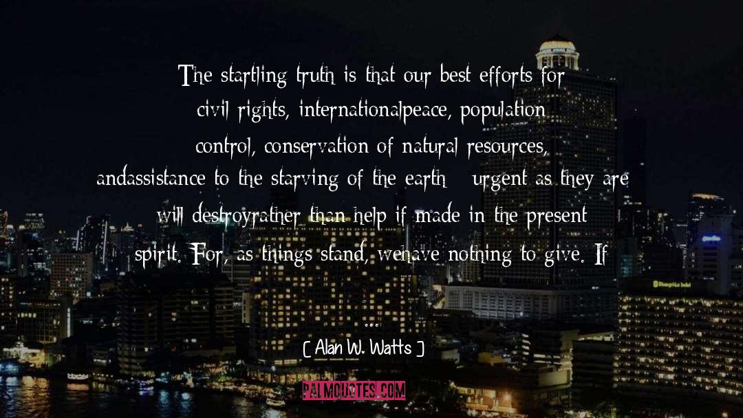 Contending For Truth quotes by Alan W. Watts