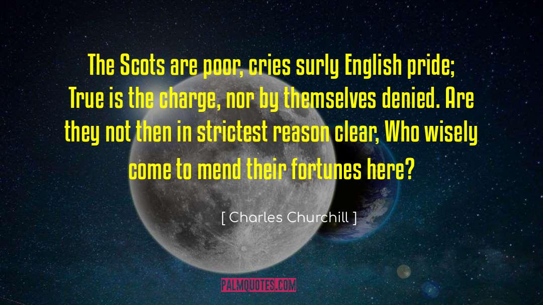 Contengan In English quotes by Charles Churchill