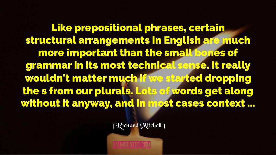 Contenir In English quotes by Richard Mitchell