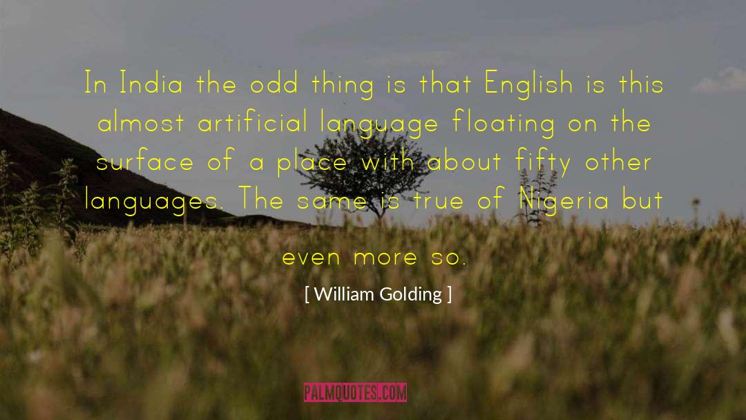 Contenir In English quotes by William Golding