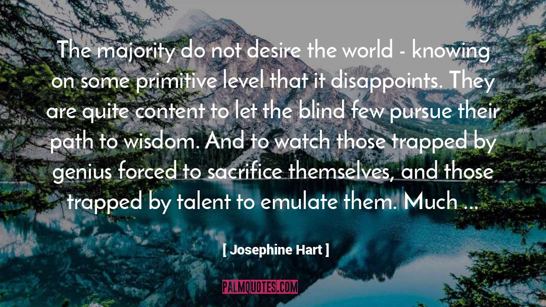 Content And Happy quotes by Josephine Hart