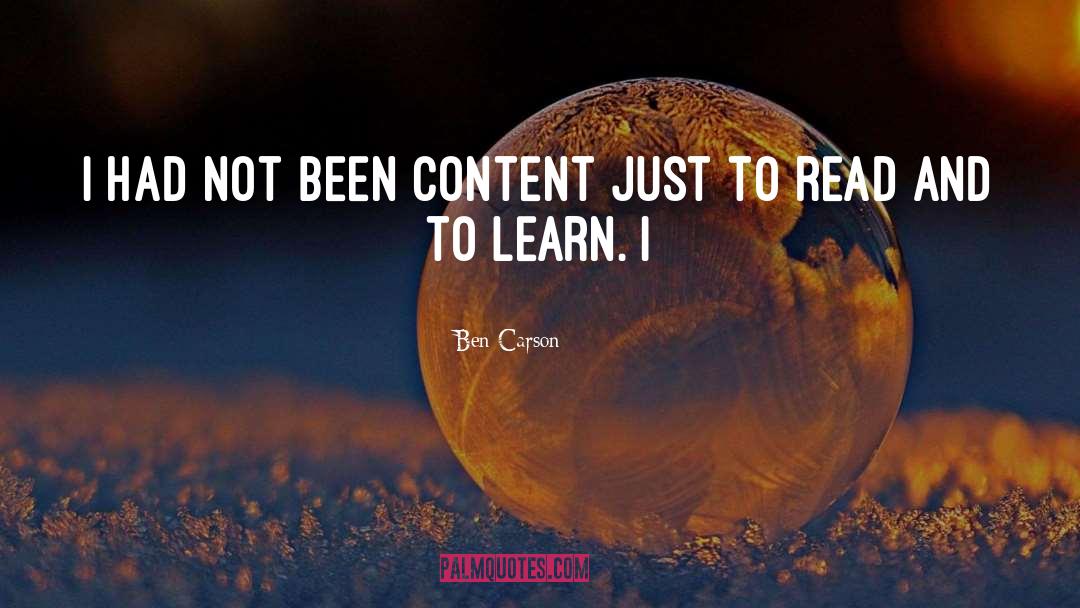 Content Marketing quotes by Ben Carson