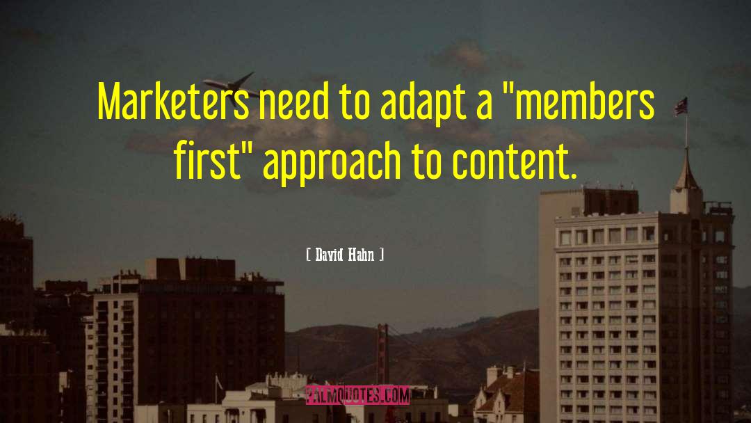 Content Marketing quotes by David Hahn