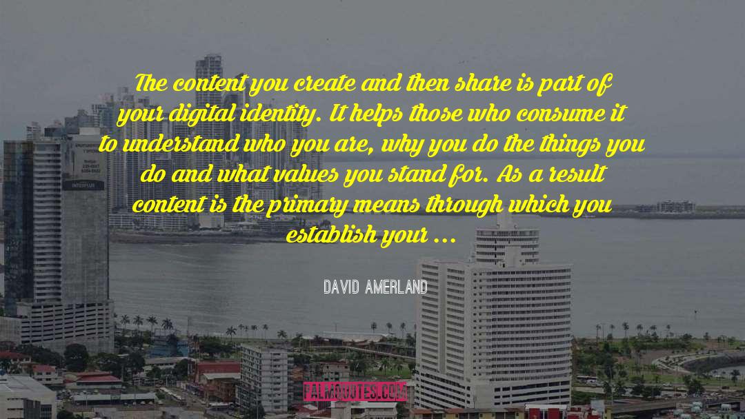 Content Marketing quotes by David Amerland
