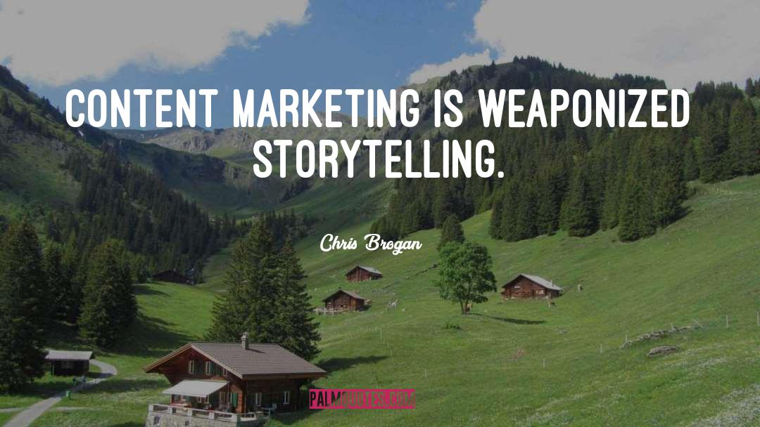 Content Marketing quotes by Chris Brogan