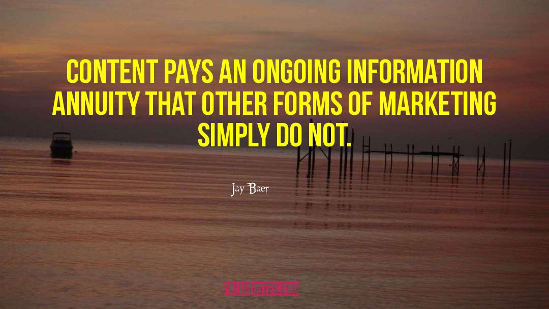 Content Marketing Strategy quotes by Jay Baer