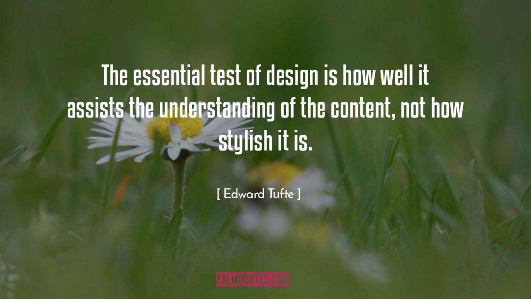 Content quotes by Edward Tufte