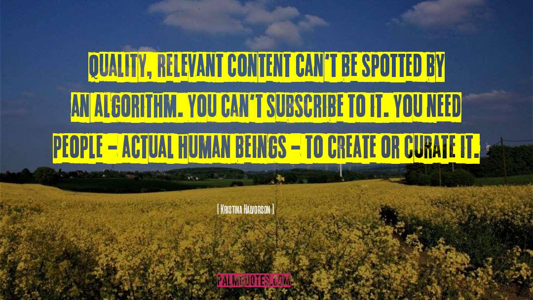 Content Strategy quotes by Kristina Halvorson