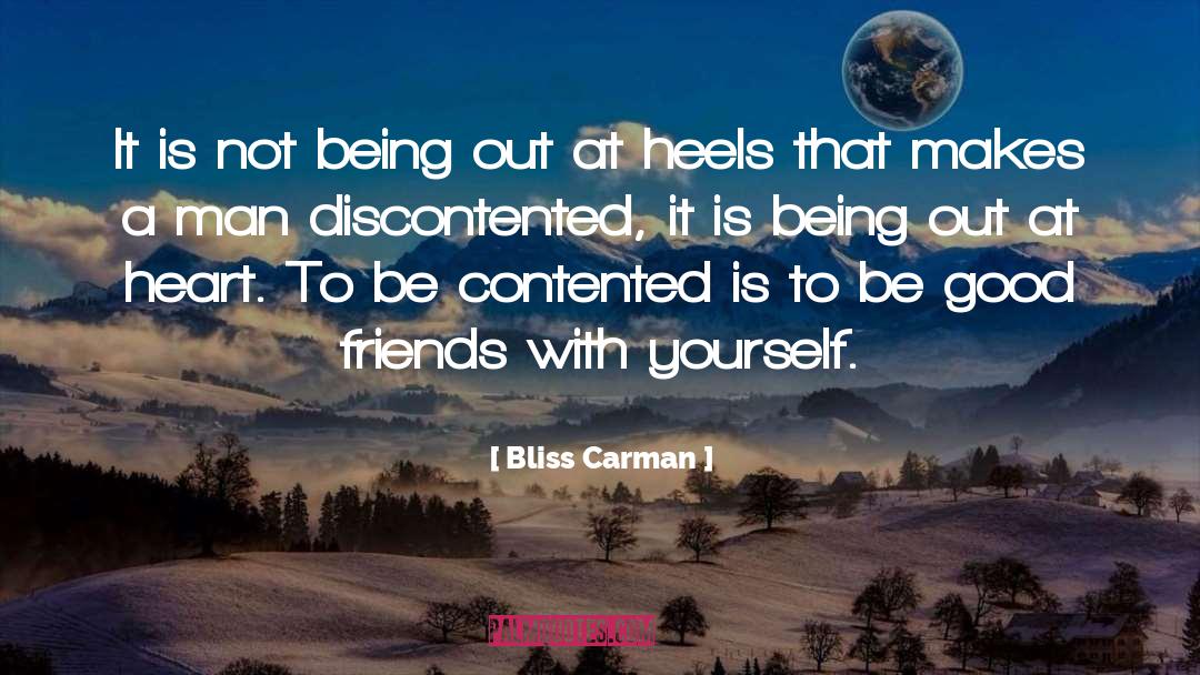 Contented quotes by Bliss Carman