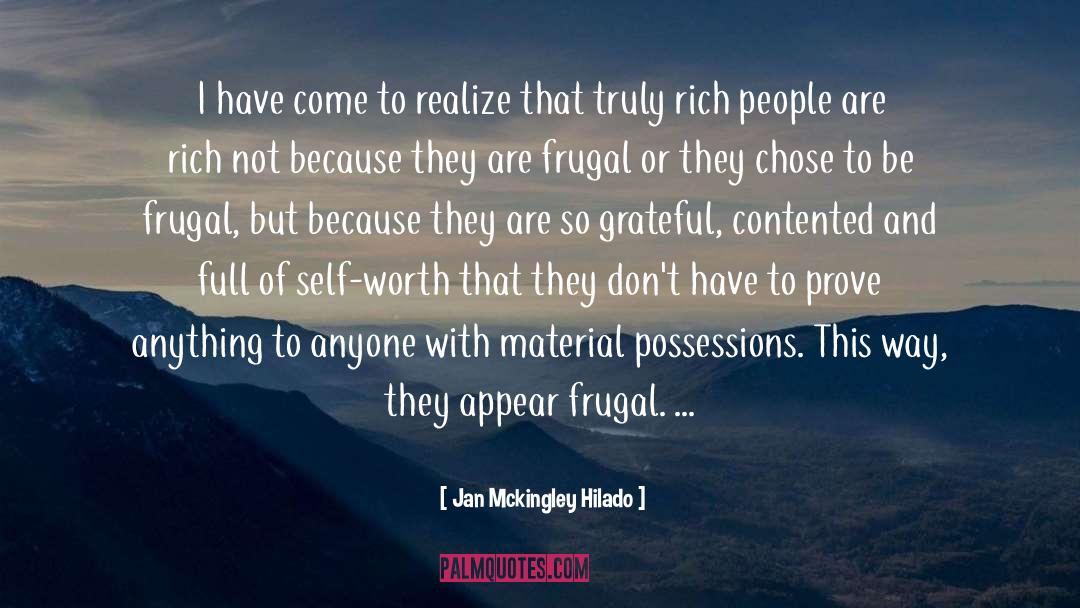 Contented quotes by Jan Mckingley Hilado