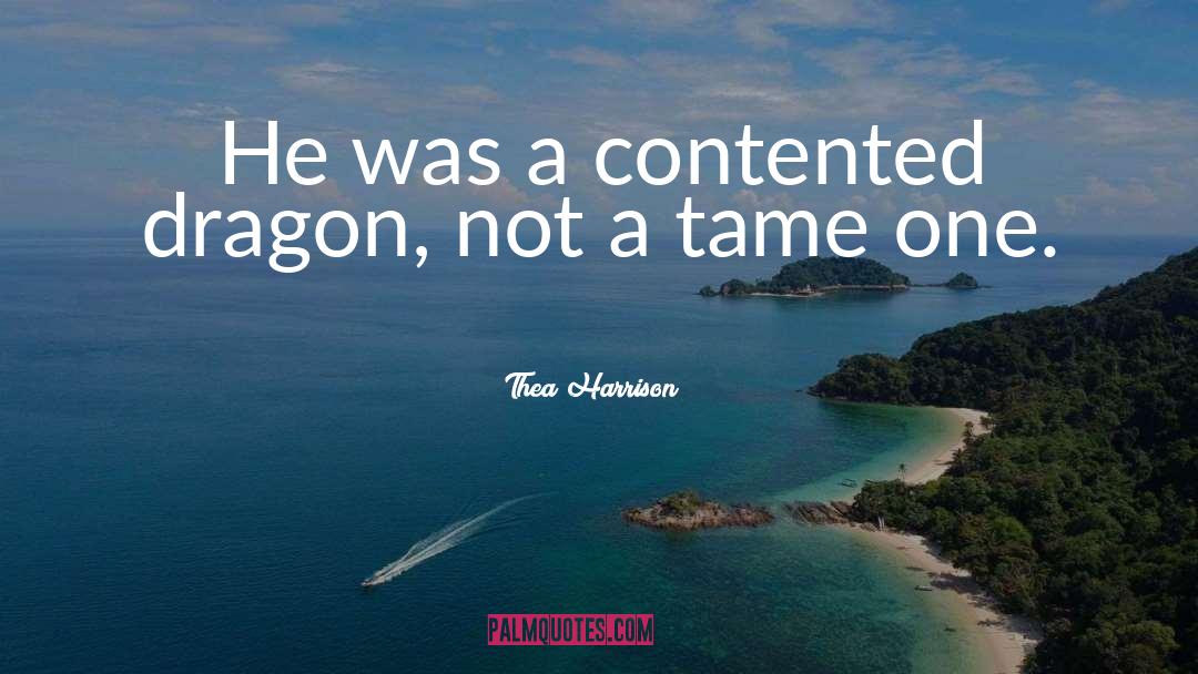 Contented quotes by Thea Harrison