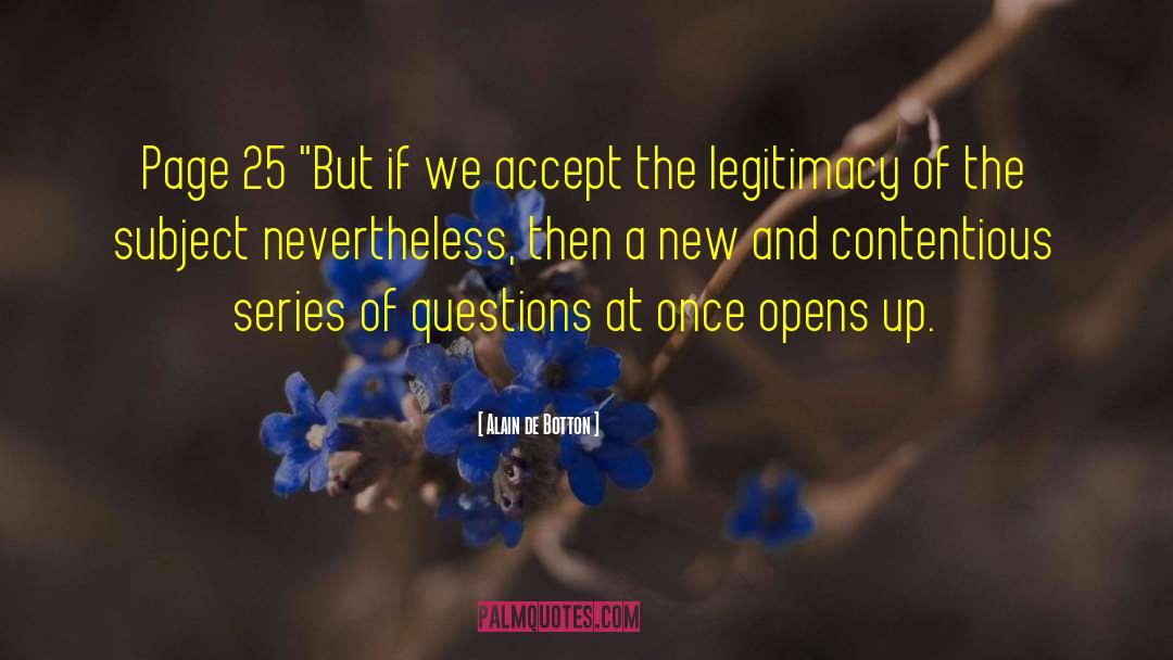 Contentious quotes by Alain De Botton
