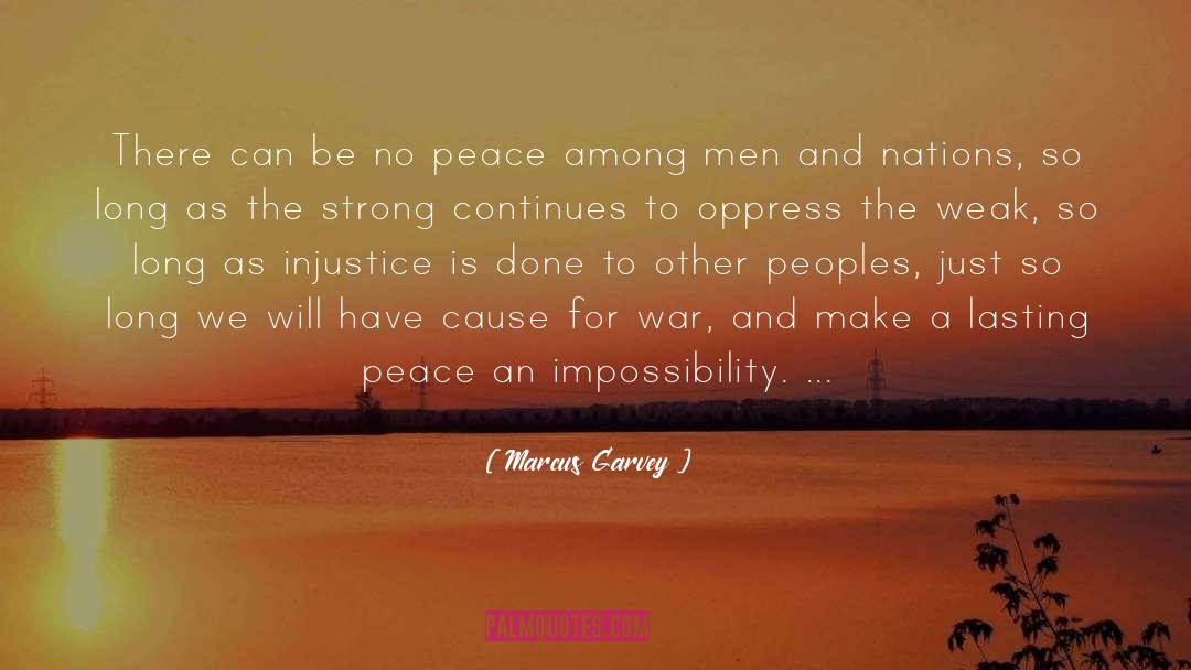 Contentment And Peace quotes by Marcus Garvey