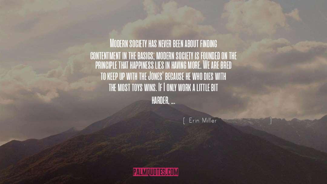Contentment quotes by Erin Miller