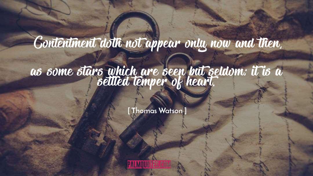 Contentment quotes by Thomas Watson