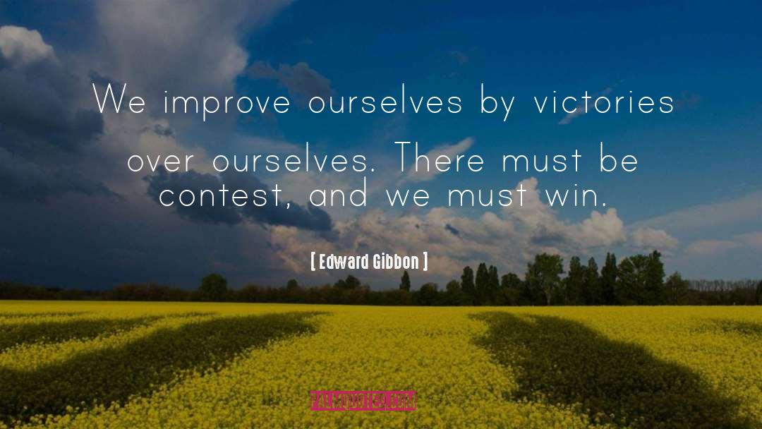 Contest quotes by Edward Gibbon