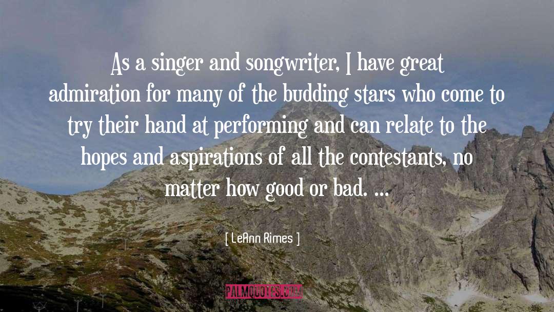 Contestants quotes by LeAnn Rimes