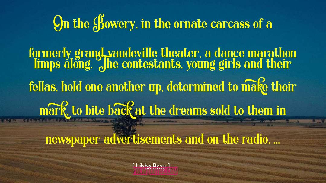 Contestants quotes by Libba Bray