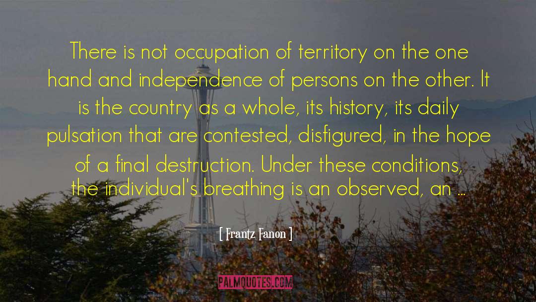 Contested quotes by Frantz Fanon
