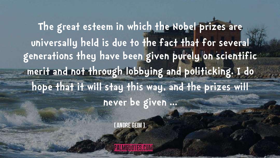 Contests quotes by Andre Geim