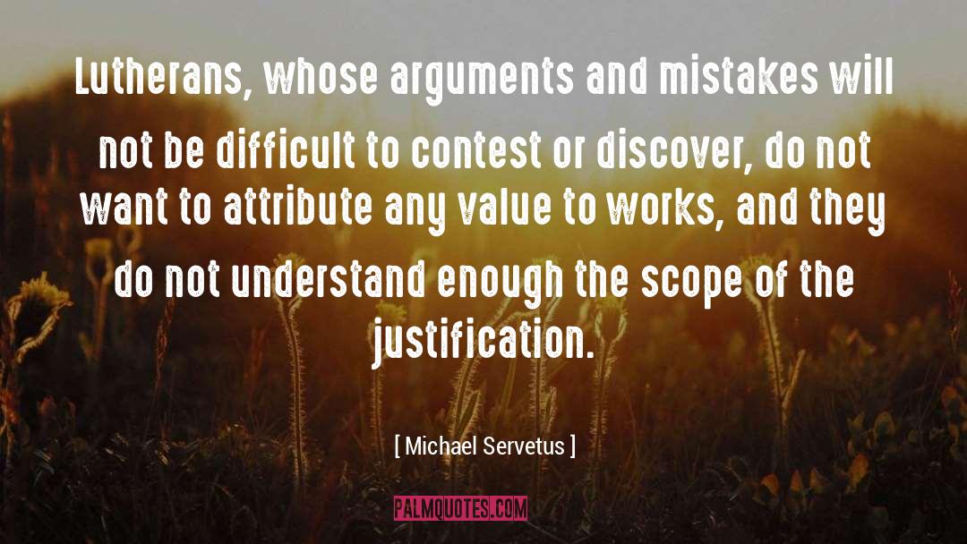 Contests quotes by Michael Servetus