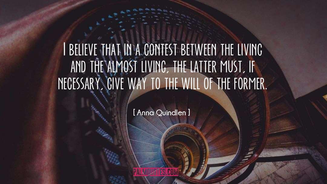 Contests quotes by Anna Quindlen