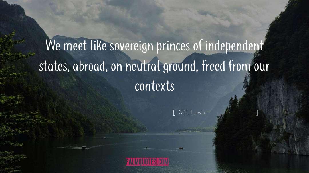 Contexts quotes by C.S. Lewis