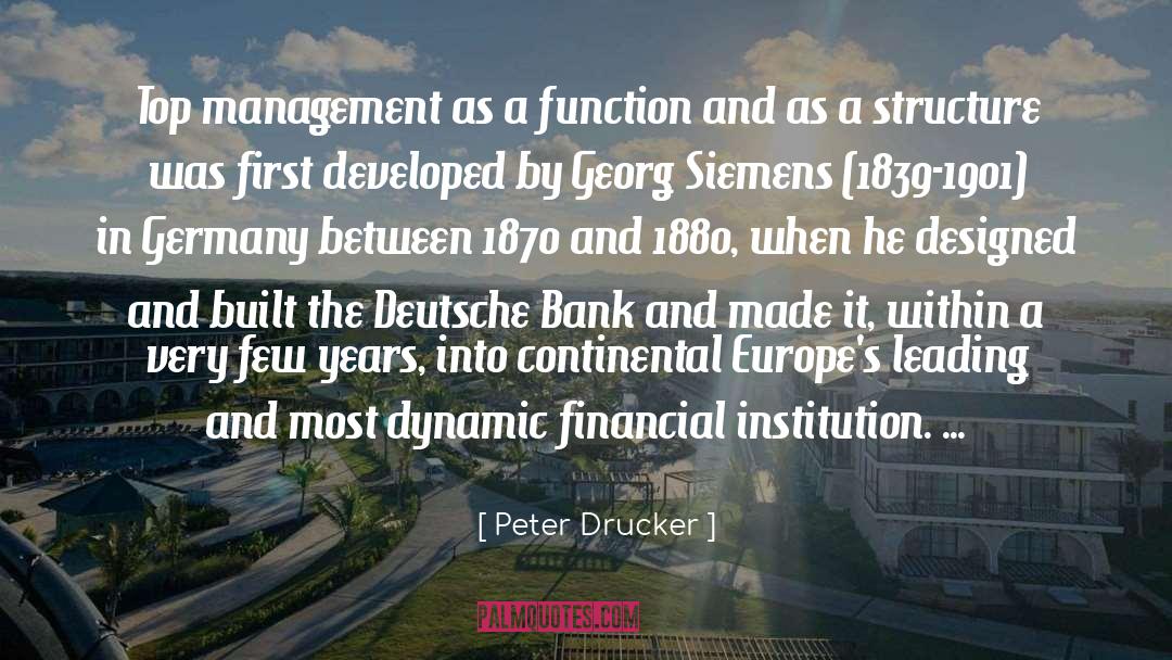 Continental Glaciation quotes by Peter Drucker