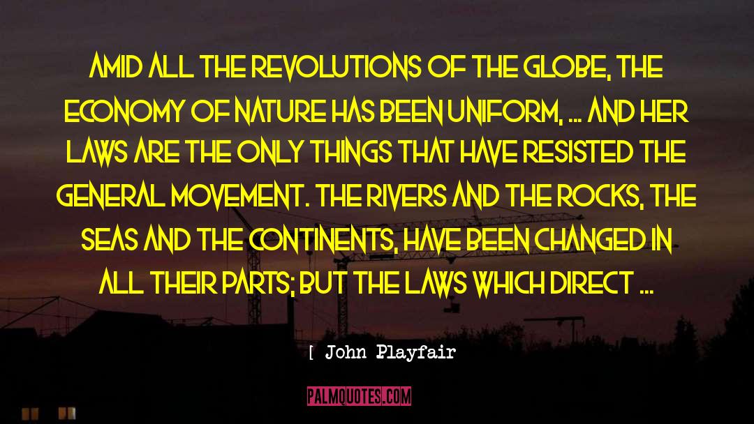 Continents quotes by John Playfair