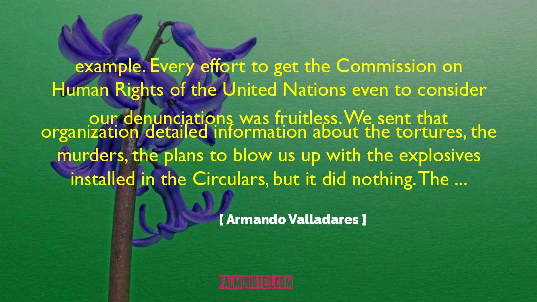Contingency Plans quotes by Armando Valladares