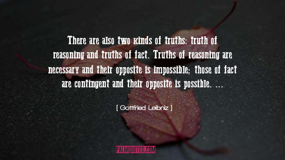 Contingent quotes by Gottfried Leibniz