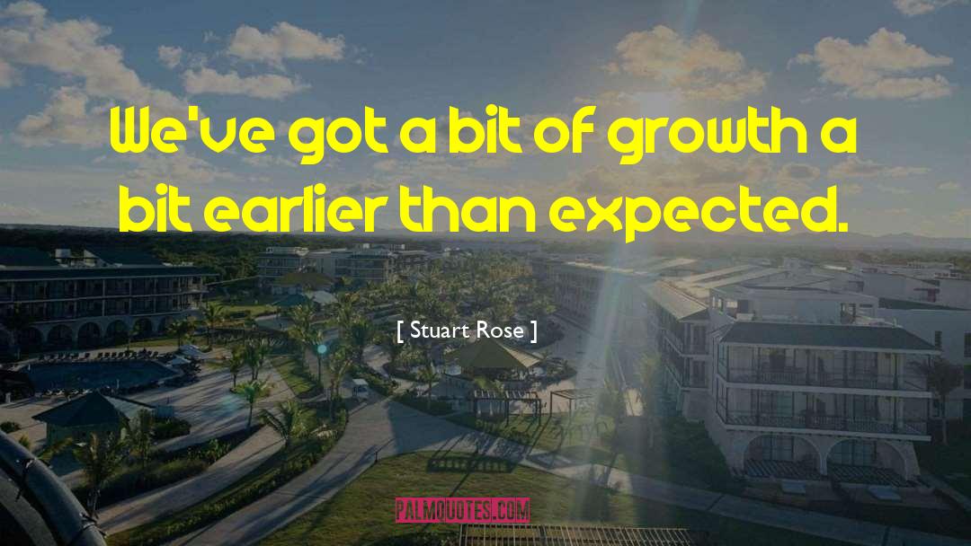 Continual Growth quotes by Stuart Rose