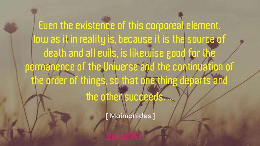 Continuation quotes by Maimonides