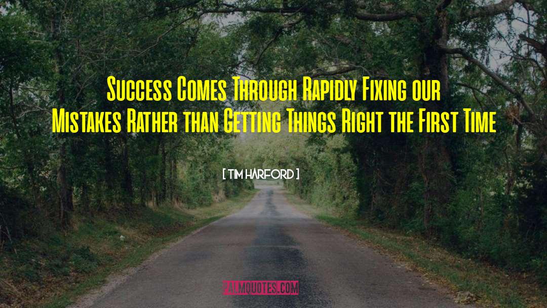 Continued Success quotes by Tim Harford