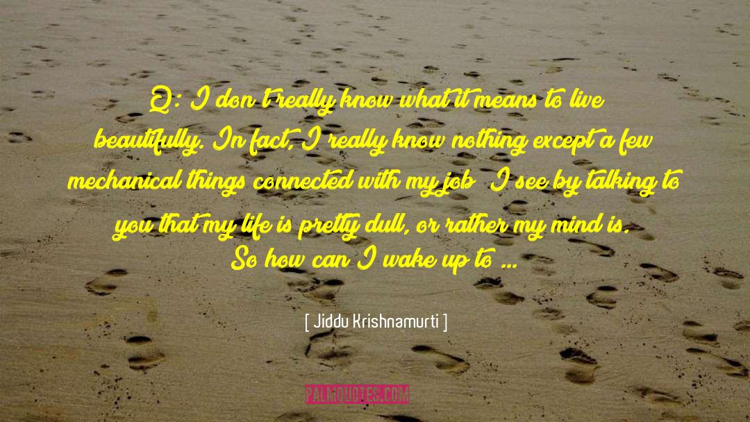 Continuity Of Mind And Life quotes by Jiddu Krishnamurti