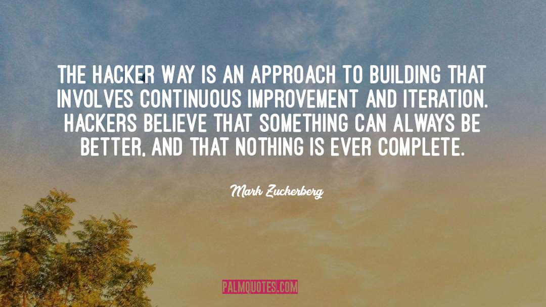 Continuous Improvement quotes by Mark Zuckerberg