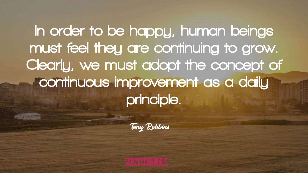 Continuous Improvement quotes by Tony Robbins